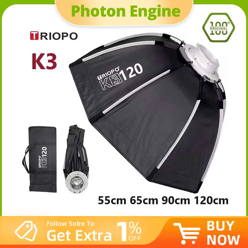 Beauty Dish 55Cm - TRIOPO K3 Series 55cm 65cm 90cm