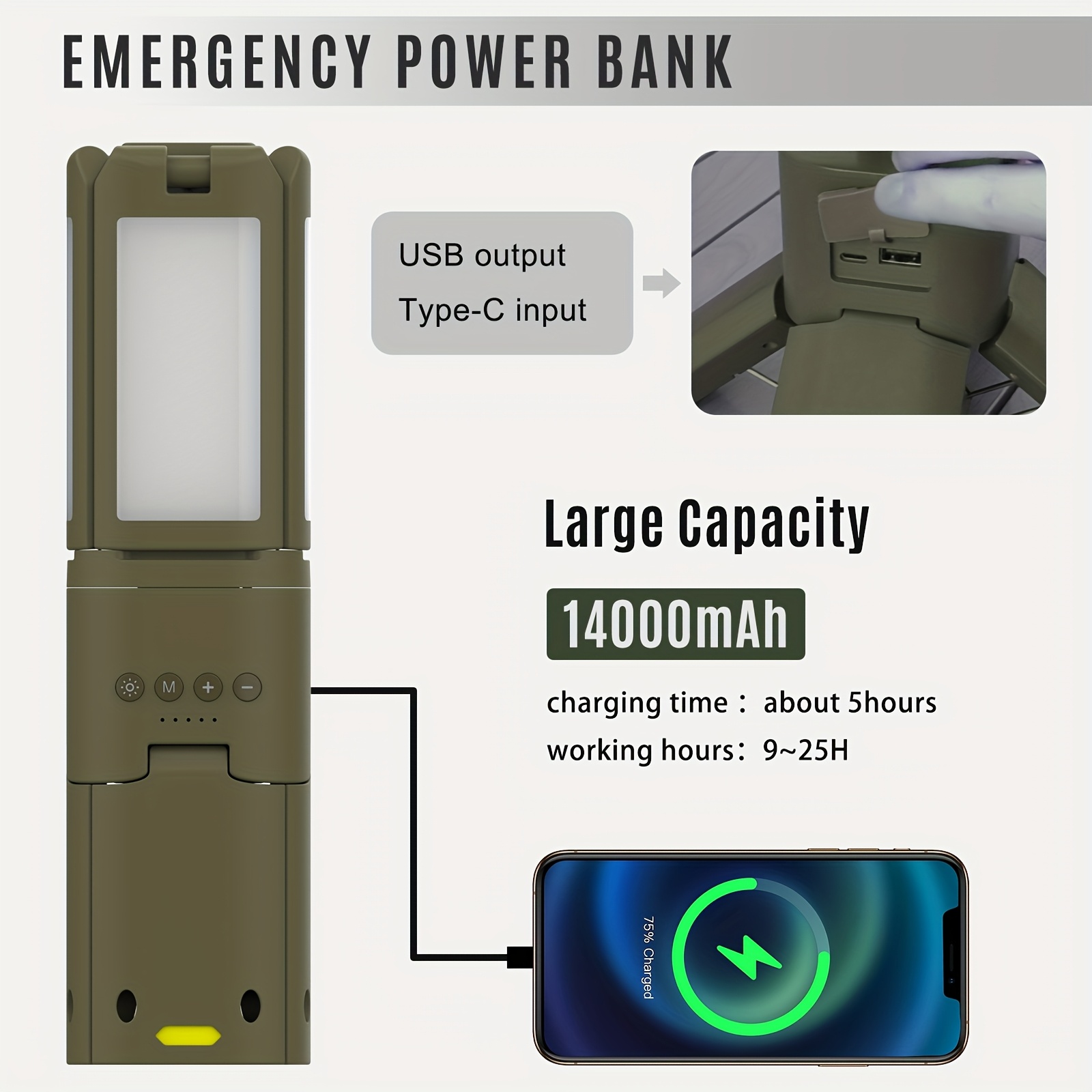 Camping Lantern, 14000mAh Rech - V Mount Battery 评论和价格