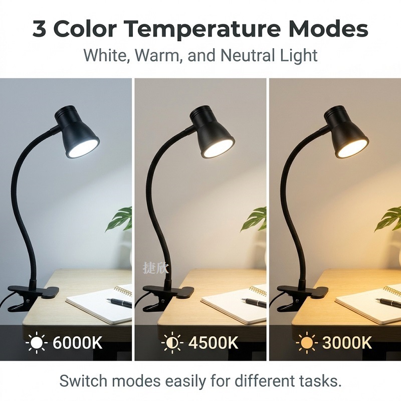 LED clip desk lamp eye protect - Learn Photography Lighting 评论和价格