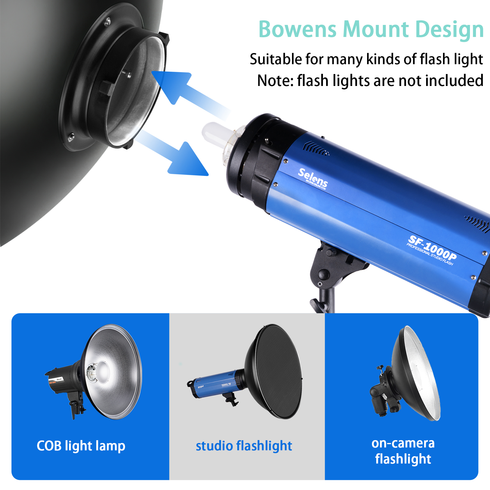 Selens 30/42/55cm Beauty Dish  - Beauty Dish 55Cm 评论和价格