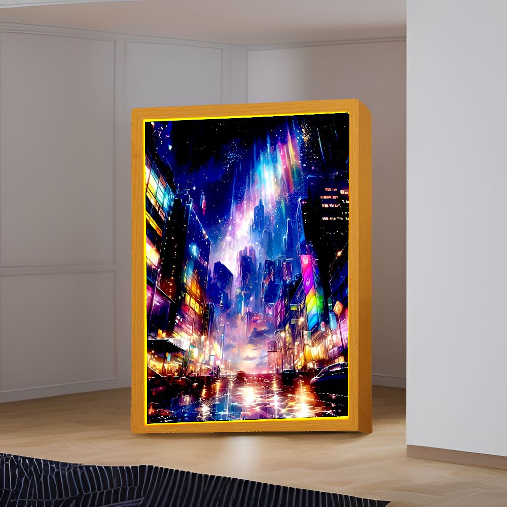 Beautiful City Light Painting  - Photography Lighting Wall 评论和价格