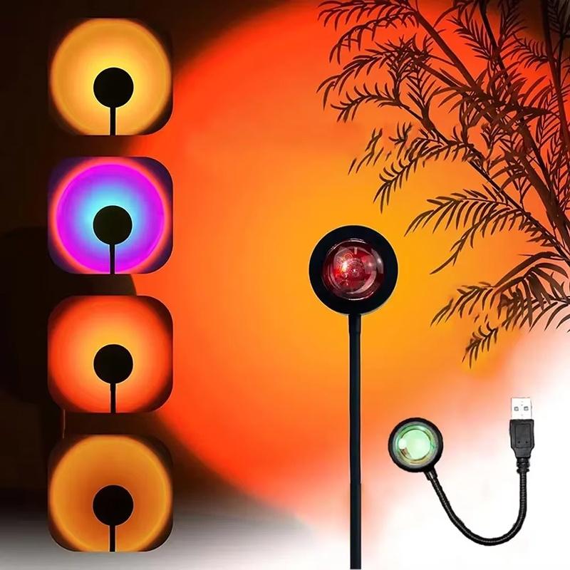 USB Charging LED Sunset Light  - Photography Lighting Wall 评论和价格