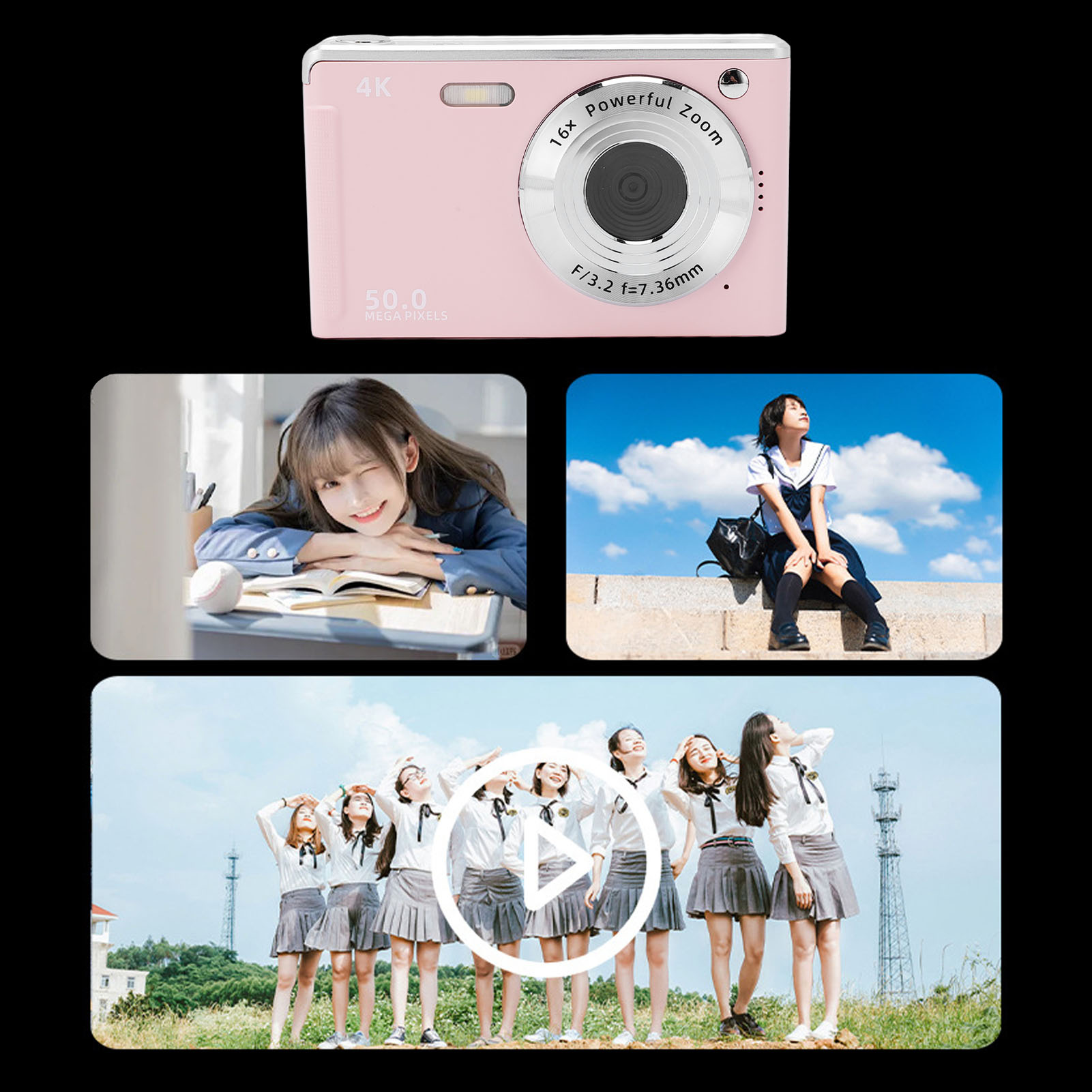 4K 50MP Digital Camera with Fi - Photography Natural Lighting 评论和价格