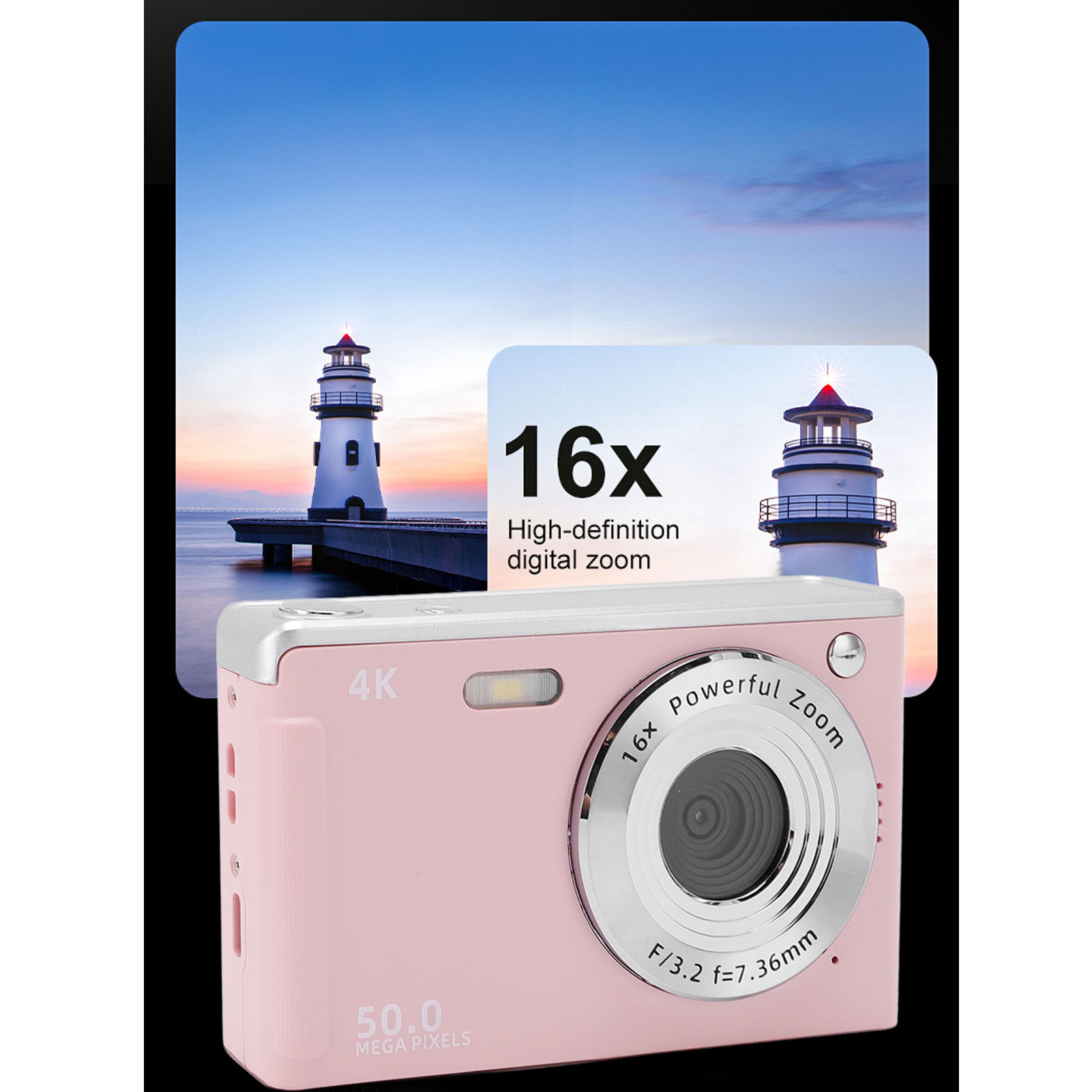 4K 50MP Digital Camera with Fi - Photography Natural Lighting 评论和价格