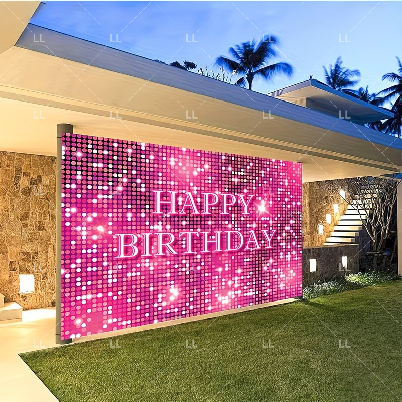 Pink Shimmer Wall Glitters Seq - Photography Lighting Wall 评论和价格