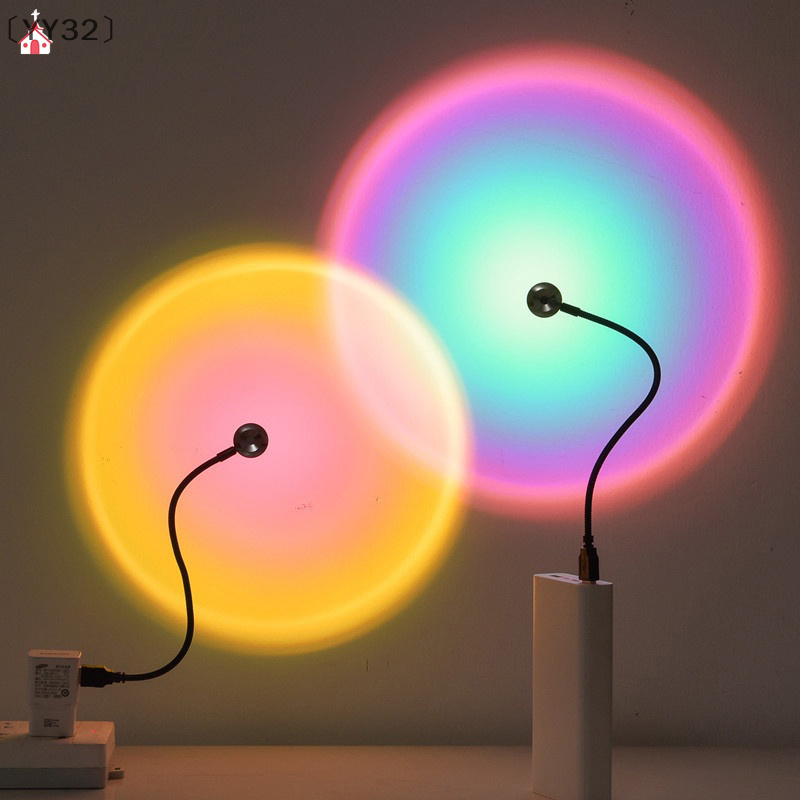 〔YY32〕LED Sunset Lamp Nightlig - Photography Lighting Mood 评论和价格