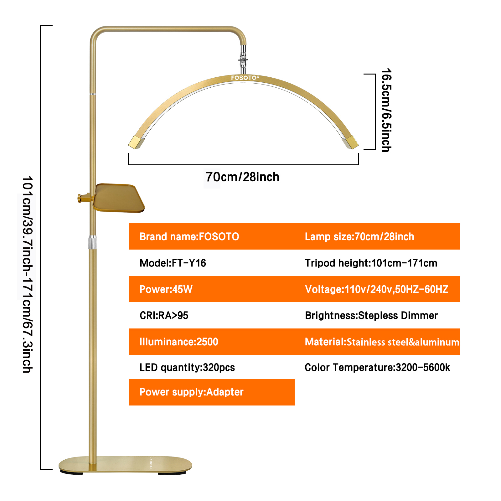Fosoto Multi-directional Half- - Photography Lighting Direction 评论和价格