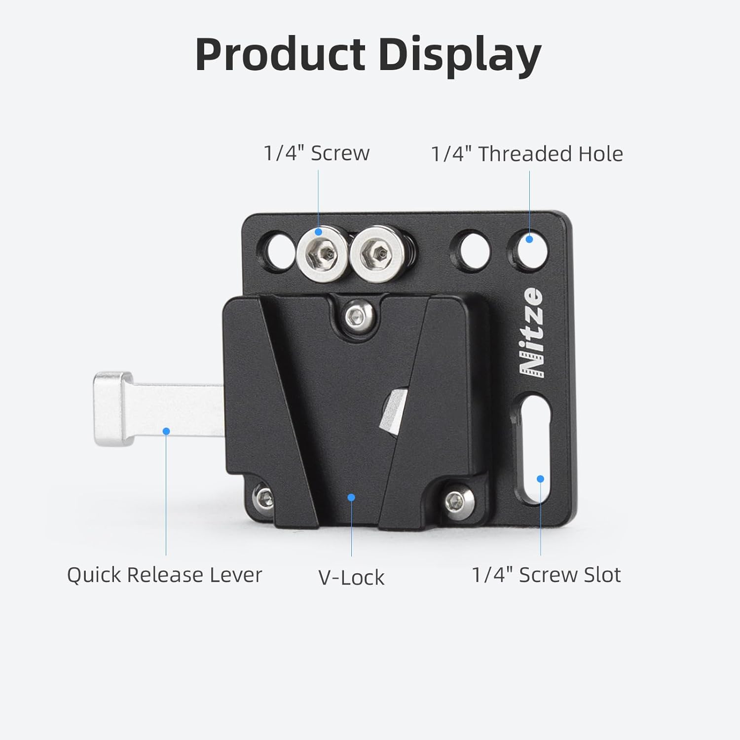 Nitze V Mount Battery Plate, A - V Mount Battery 评论和价格