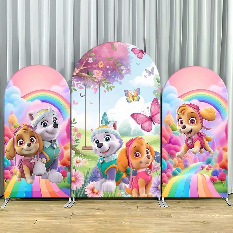 Paw Patrol Arch Backdrop Cover - Photography Lighting Backdrop 评论和价格