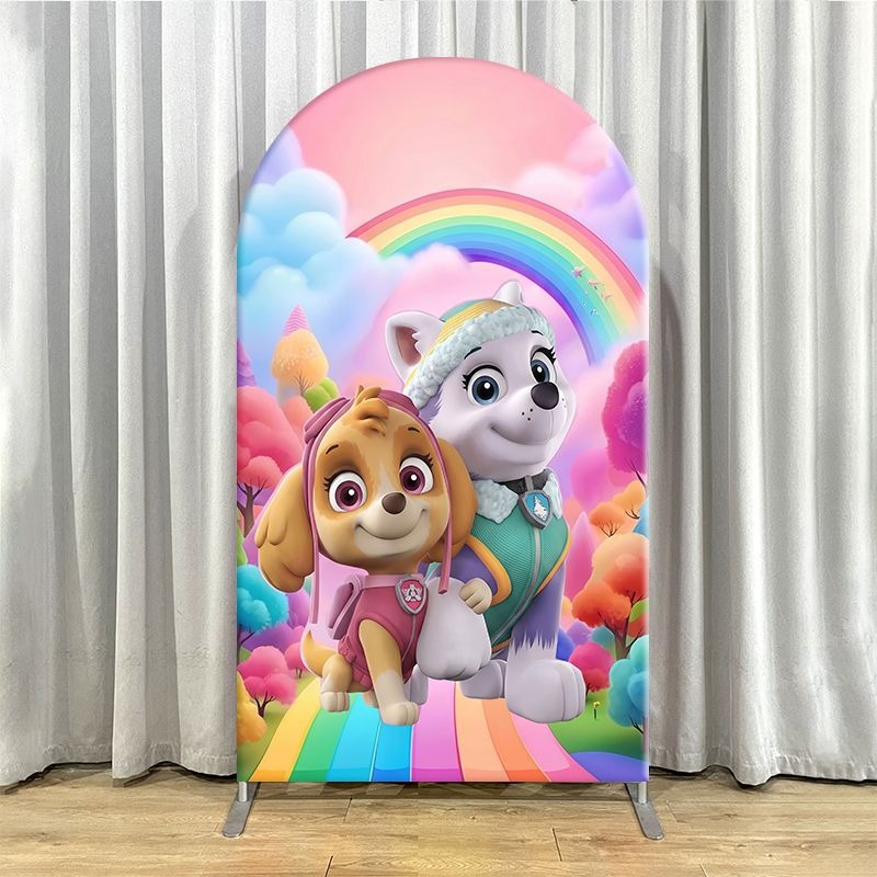 Paw Patrol Arch Backdrop Cover - Photography Lighting Backdrop 评论和价格