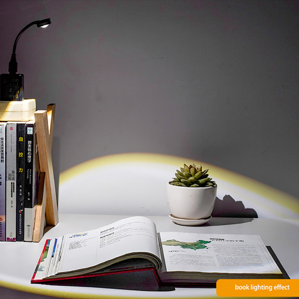 USB Sunset Lamp LED Rainbow Ne - Photography Lighting Wall 评论和价格