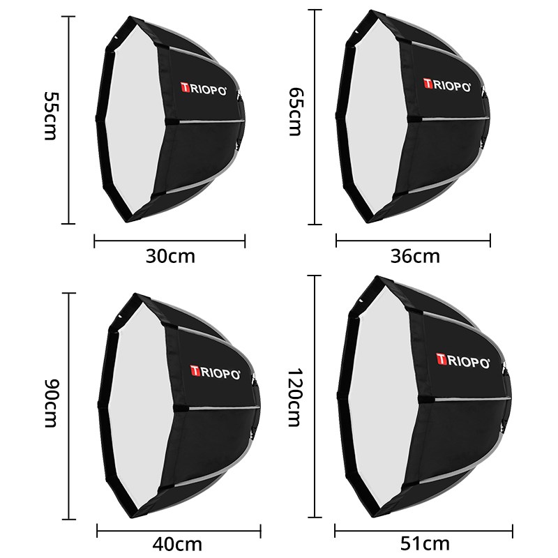 Triopo K2 55cm 65cm 90cm 120cm - Beauty Dish 55Cm 评论和价格