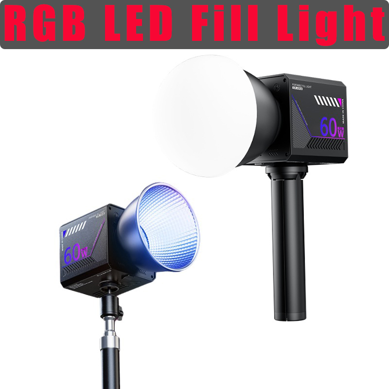 60W RGB Video Light Portable L - Photography Natural Lighting 评论和价格