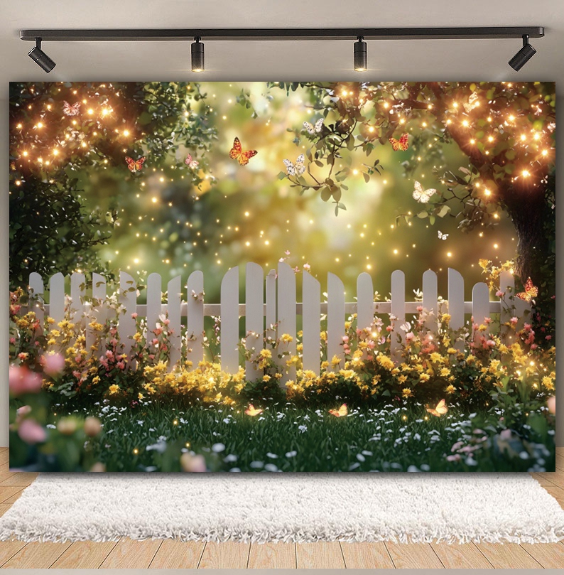 Fairy Tale Garden Backdrop for - Photography Natural Lighting 评论和价格