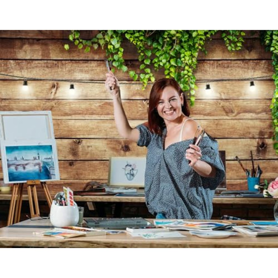 10X8FT Rustic Wood Plank Photo - Photography Lighting Backdrop 评论和价格