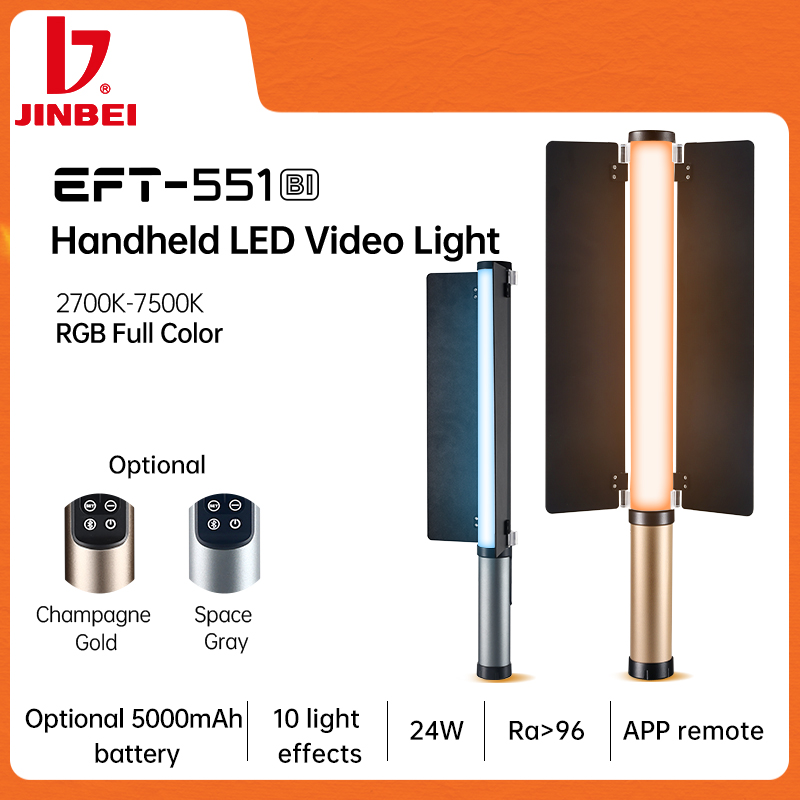 JINBEI EFT551 2700k-7500k  BI- - Photography Lighting Portable 评论和价格