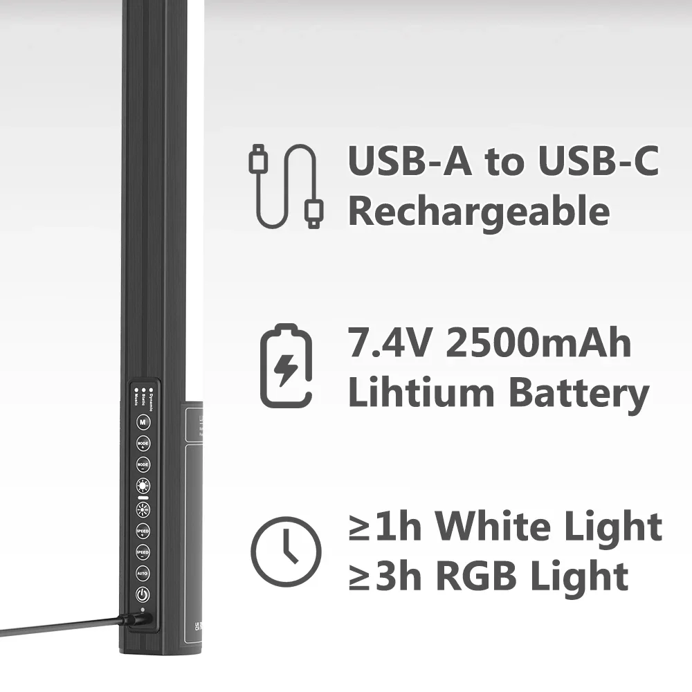 LUXCEO 120cm RGB LED Mood Ligh - Photography Lighting Mood 评论和价格
